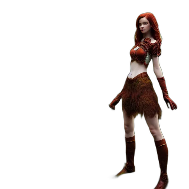 staff, creature, dress, concept art transparent PNG cut-out