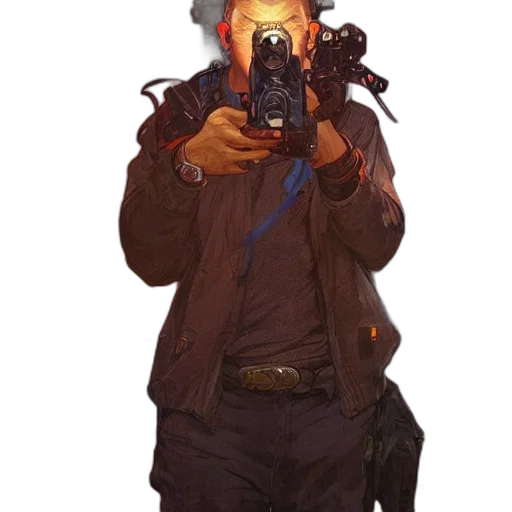 mask, weapon, jacket, staff transparent PNG cut-out