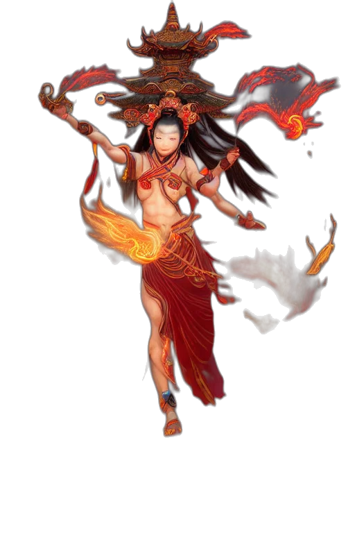 staff, dragon, concept art, fantasy art transparent PNG cut-out