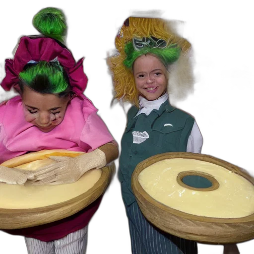 hat, oompa, loompas, eating transparent PNG cut-out