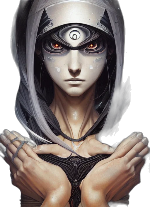 mask, face, jewelry, creature transparent PNG cut-out