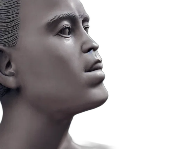 face, robot, mask, photorealistic transparent PNG cut-out