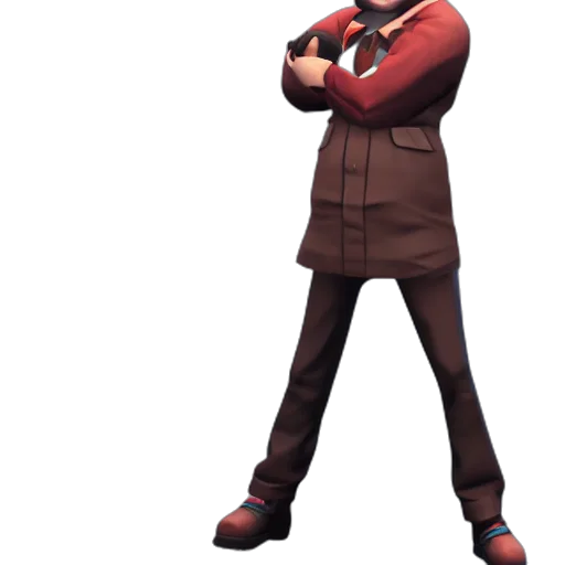 staff, jacket, weapon, robot transparent PNG cut-out