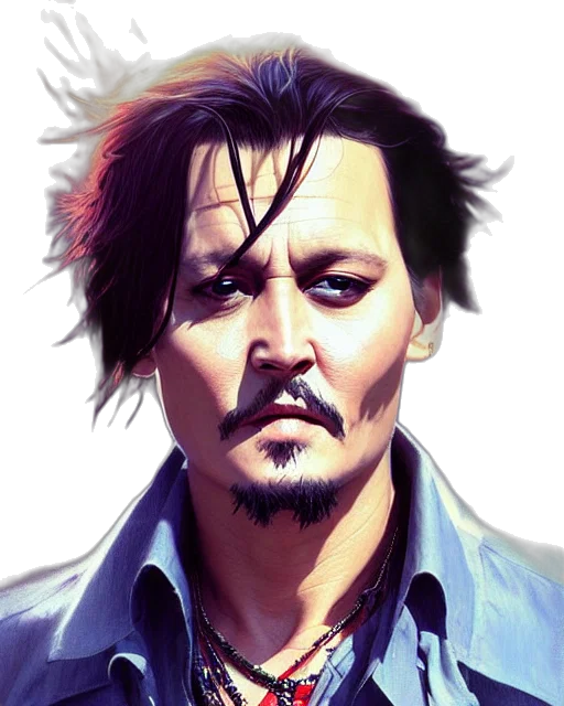 face, photorealistic, comic book art, concept art transparent PNG cut-out