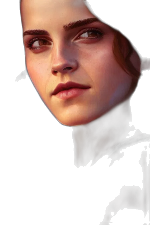 face, robot, photorealistic, concept art transparent PNG cut-out