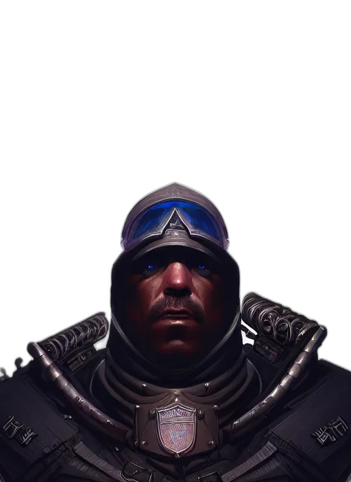 face, mask, staff, jacket transparent PNG cut-out