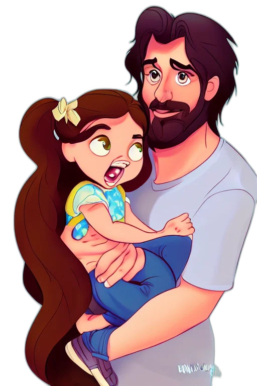 cartoon, concept art, watercolor, fantasy art transparent PNG cut-out
