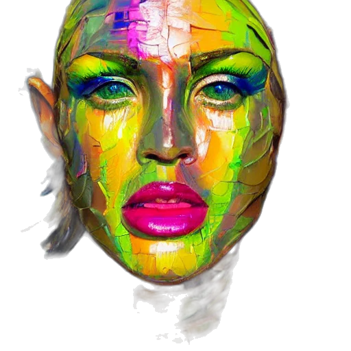 mask, face, crown, jewelry transparent PNG cut-out