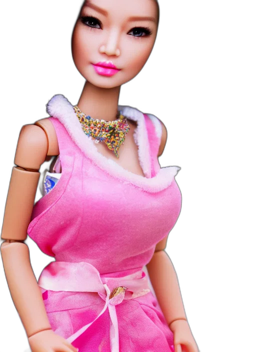 robot, dress, jewelry, 3d render transparent PNG cut-out