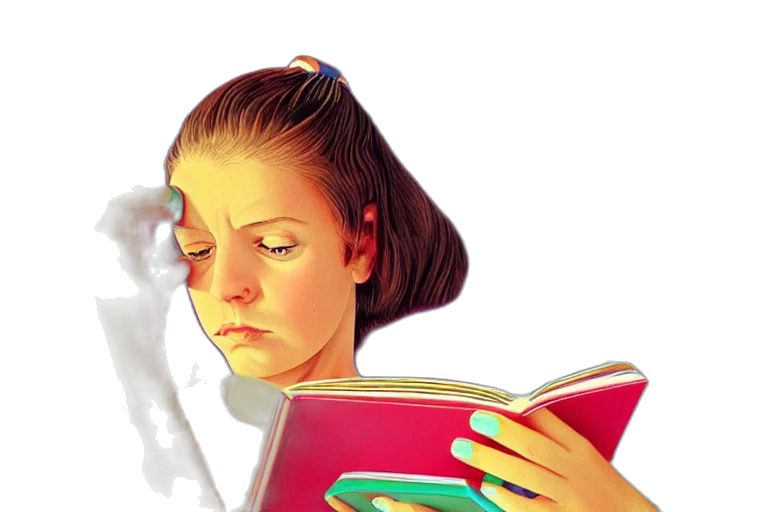 face, comic book art, concept art, photorealistic transparent PNG cut-out