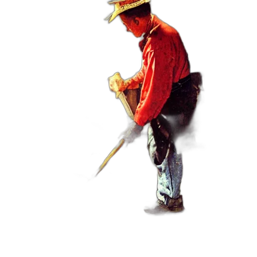 staff, sword, hat, weapon transparent PNG cut-out