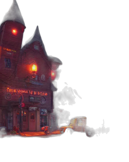 building, concept art, watercolor, fantasy art transparent PNG cut-out