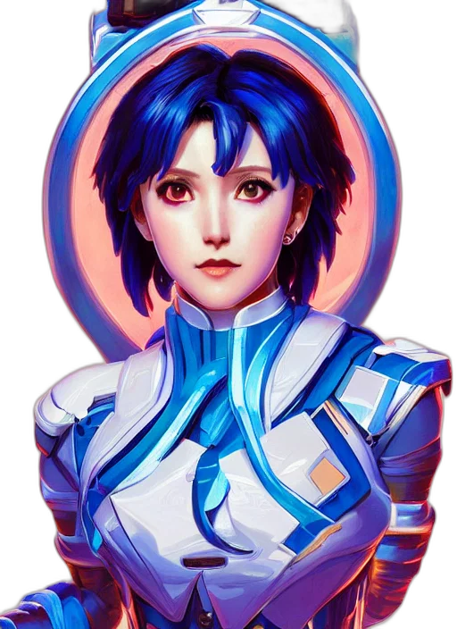 robot, face, concept art, anime transparent PNG cut-out
