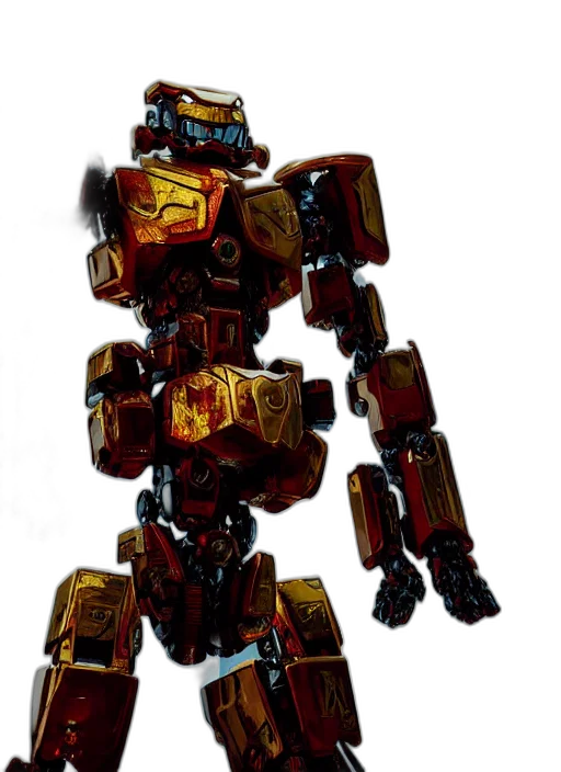 robot, weapon, concept art, 3d render transparent PNG cut-out