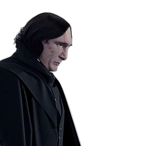 jacket, staff, face, creature transparent PNG cut-out
