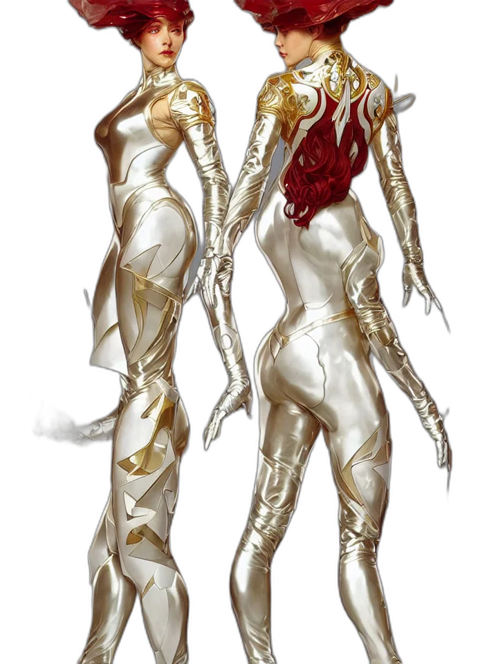 concept art, fantasy art, comic book art, cyberpunk transparent PNG cut-out
