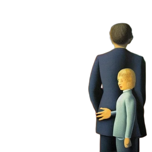 3d render, famous, painting, rene transparent PNG cut-out
