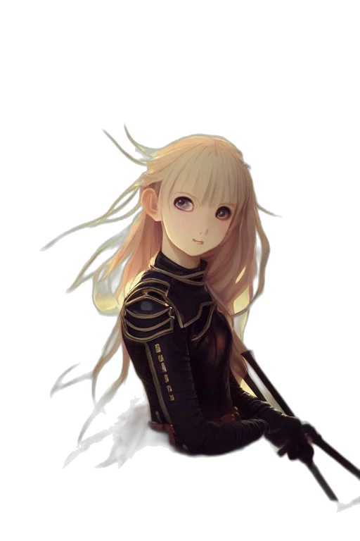 dress, staff, sword, crown transparent PNG cut-out