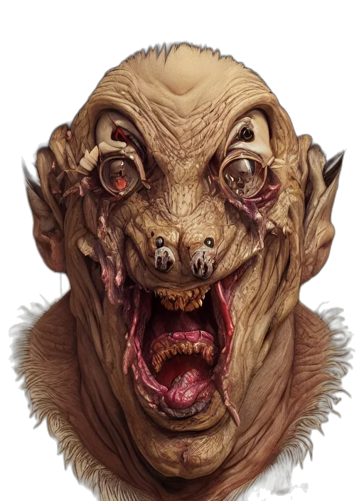 creature, face, mask, animal transparent PNG cut-out