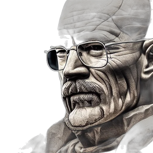 face, photorealistic, concept art, comic book art transparent PNG cut-out