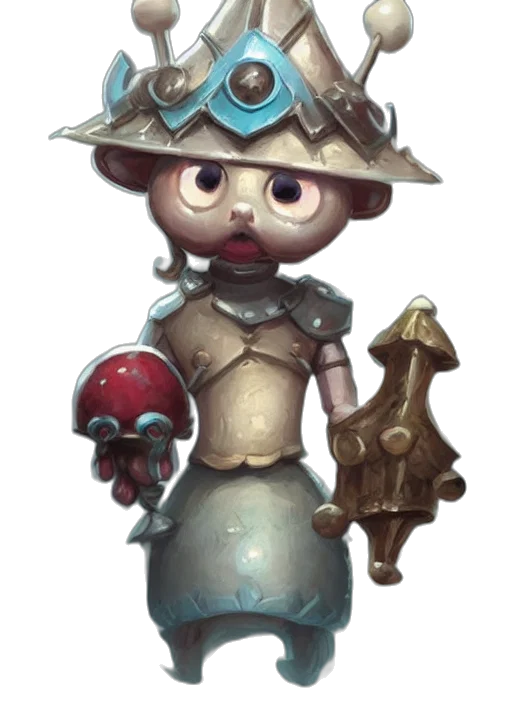 staff, robot, hat, weapon transparent PNG cut-out
