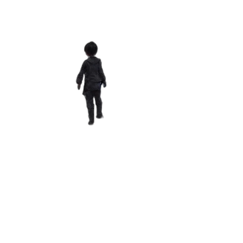 robot, staff, jacket, creature transparent PNG cut-out