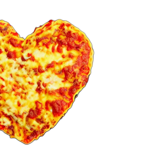 food, heart, shaped, lasagan transparent PNG cut-out