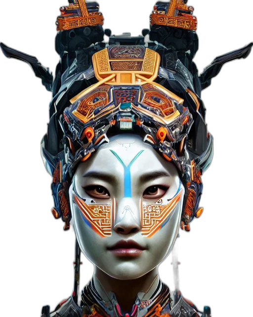 mask, face, robot, jewelry transparent PNG cut-out