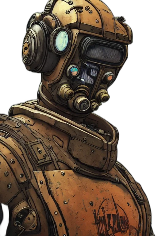 robot, mask, face, concept art transparent PNG cut-out