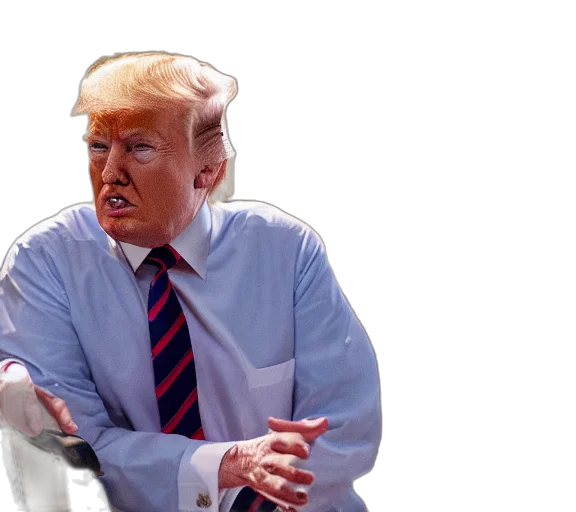 film, still, donald, trump transparent PNG cut-out