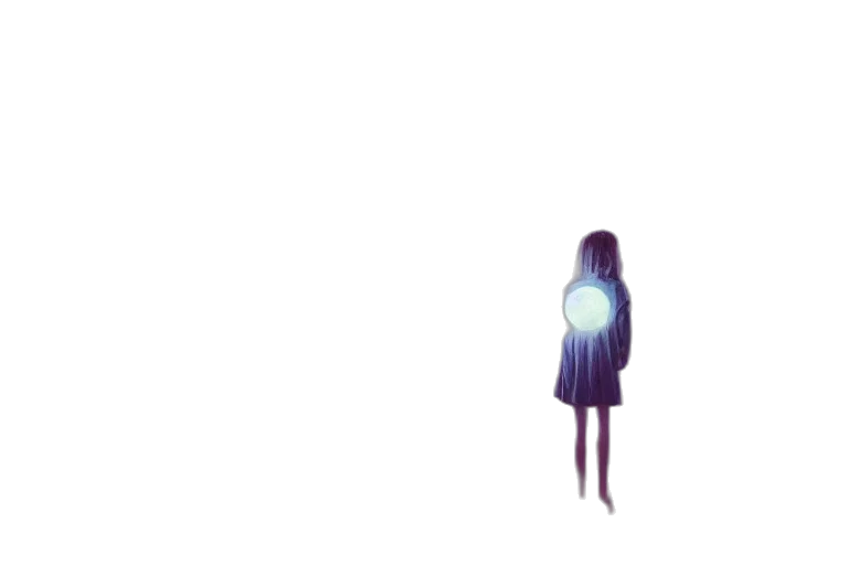 dress, hair, robot, creature transparent PNG cut-out