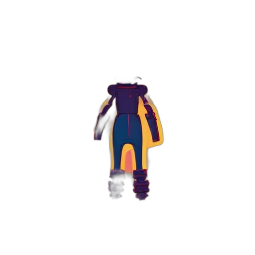 jacket, robot, staff, dress transparent PNG cut-out
