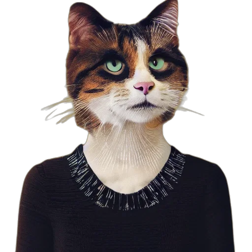 animal, dress, jewelry, jacket transparent PNG cut-out