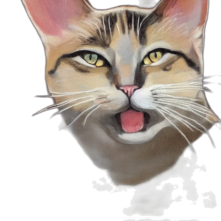 animal, face, photorealistic, watercolor transparent PNG cut-out