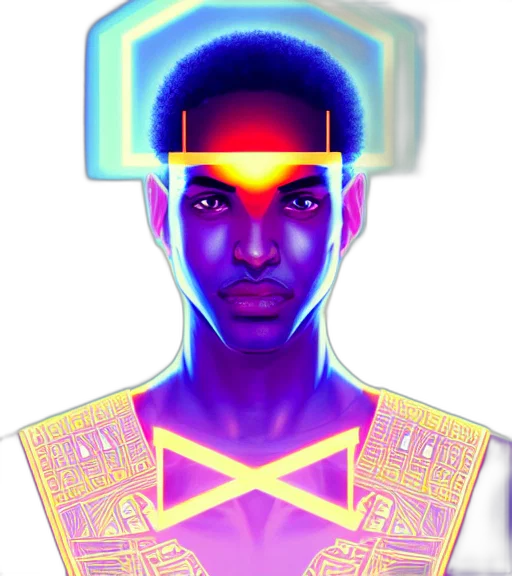 robot, face, mask, crown transparent PNG cut-out