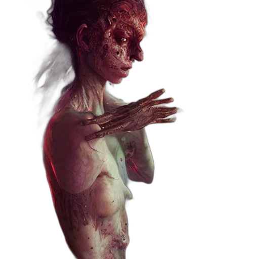 mask, creature, face, concept art transparent PNG cut-out