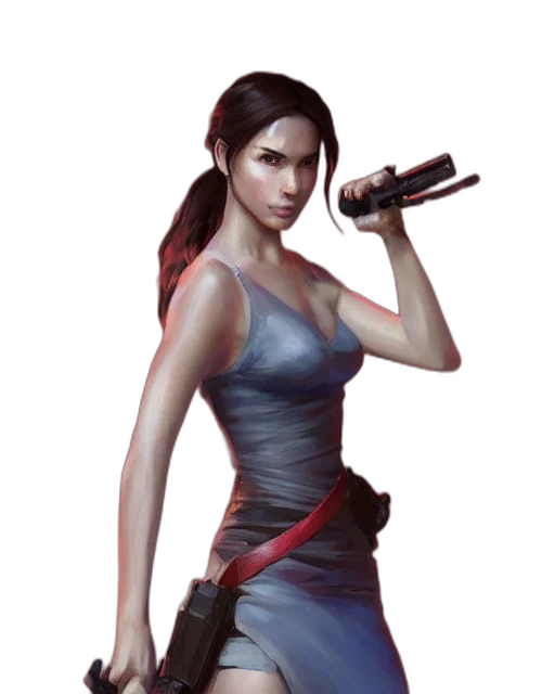 weapon, staff, dress, concept art transparent PNG cut-out