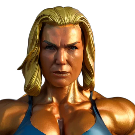 face, photorealistic, 3d render, concept art transparent PNG cut-out