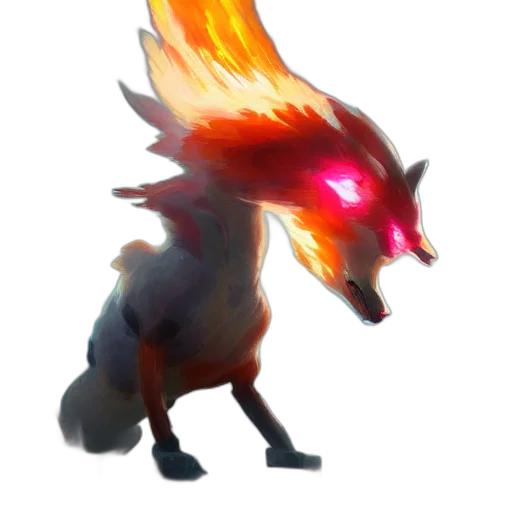 dragon, creature, staff, animal transparent PNG cut-out