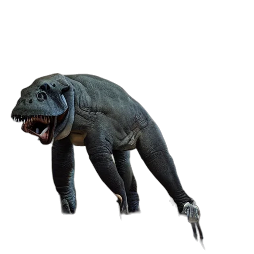 creature, animal, dragon, staff transparent PNG cut-out