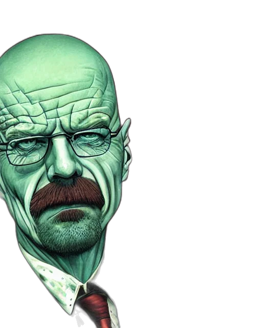 comic book art, concept art, cartoon, portrait transparent PNG cut-out