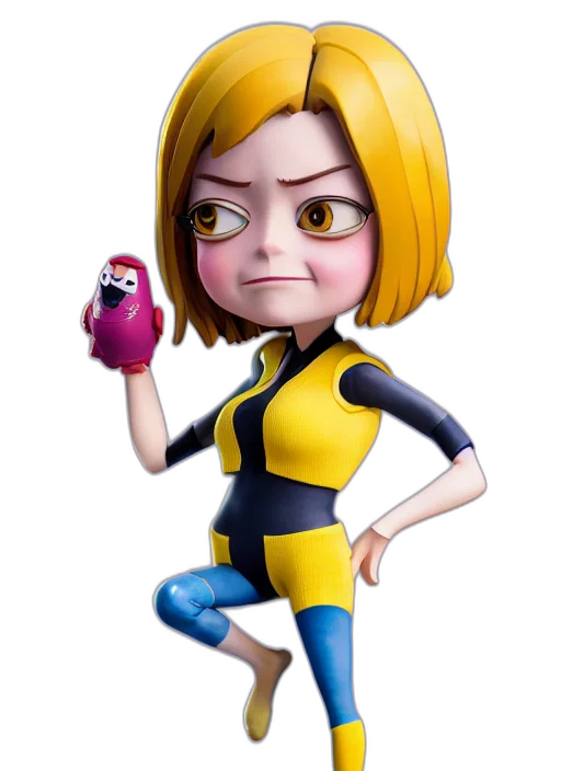 staff, concept art, cartoon, 3d render transparent PNG cut-out