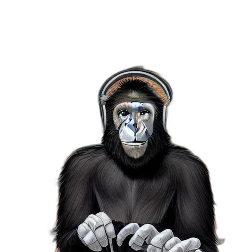 animal, mask, staff, creature transparent PNG cut-out