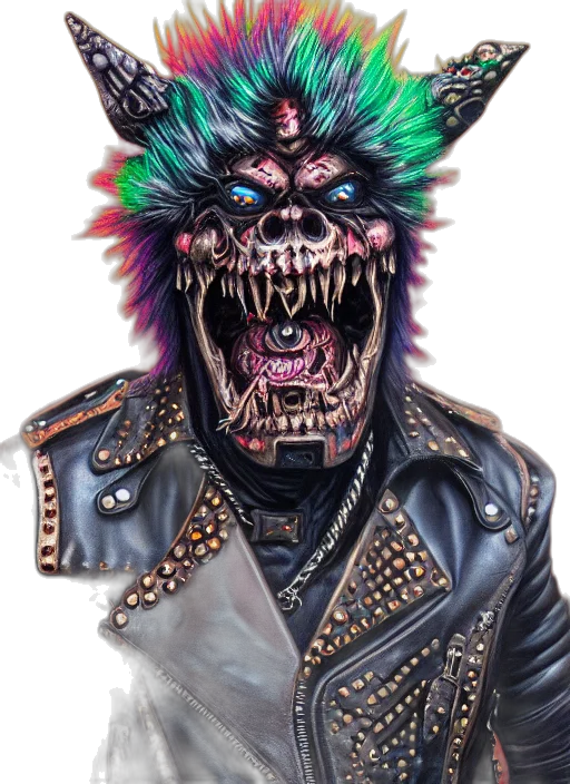 jacket, creature, face, mask transparent PNG cut-out