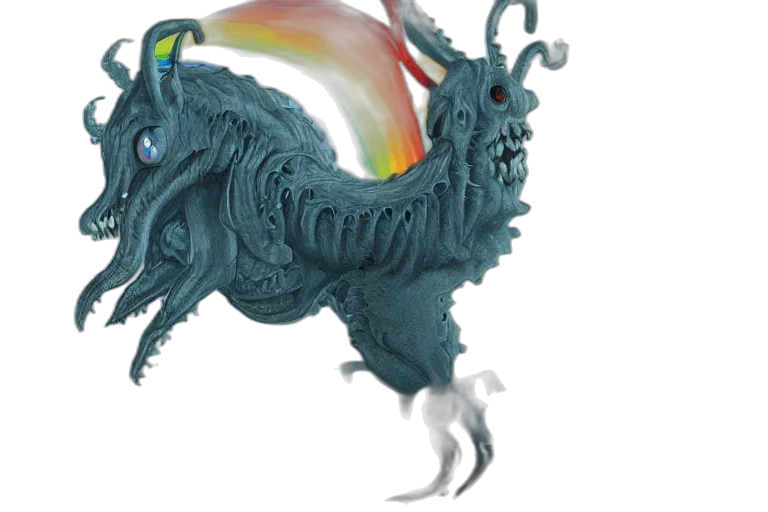dragon, creature, mask, concept art transparent PNG cut-out
