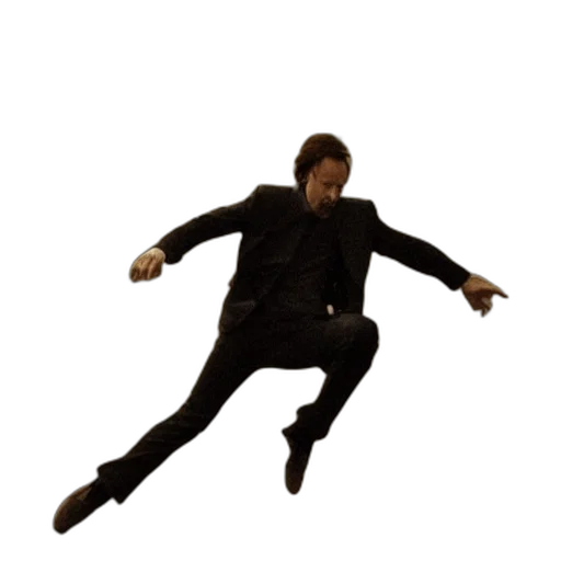 shoes, jacket, staff, creature transparent PNG cut-out