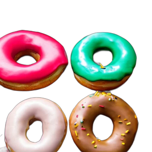 food, jewelry, 3d render, photorealistic transparent PNG cut-out