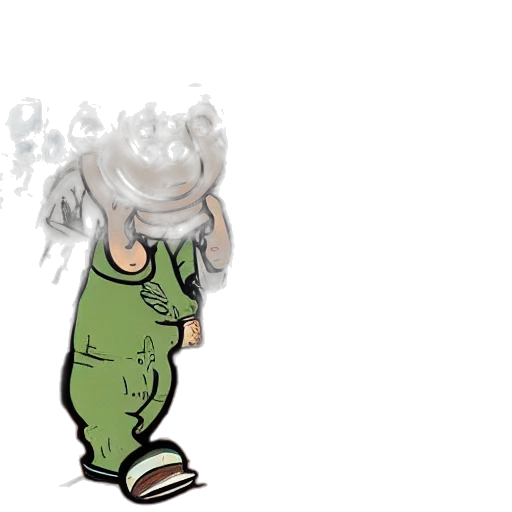 staff, mask, creature, concept art transparent PNG cut-out