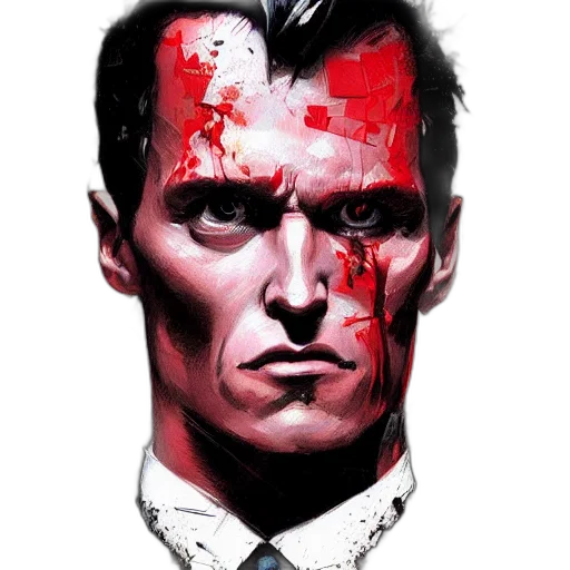 face, comic book art, concept art, cyberpunk transparent PNG cut-out
