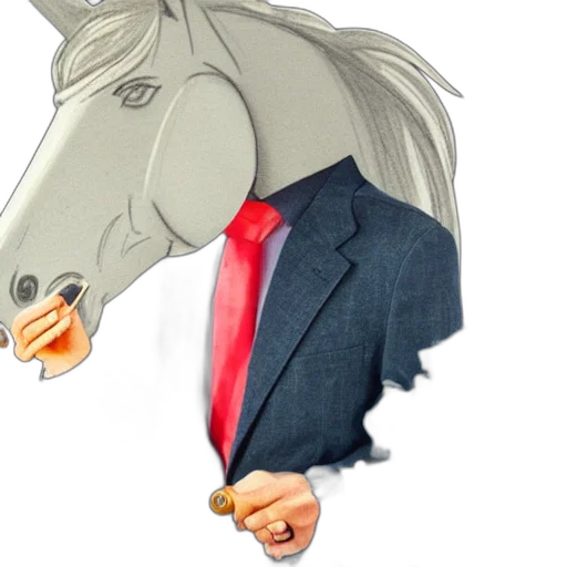 animal, mask, cartoon, antropomorphic transparent PNG cut-out